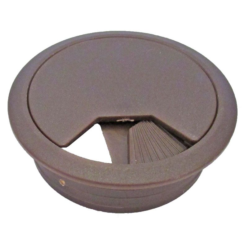 FOREST 10010400005 KÁBELÁTVEZETŐ TÁRCSA D60 SÖTÉTBARNA WENGE 30102  BÚTORTARTOZÉK