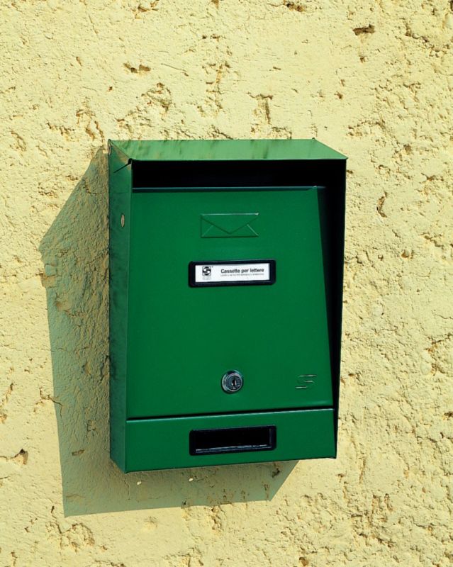 POSTALÁDA KÜLTÉRI ÁLLÓ ZÖLD EGYOLDALAS (22cm*30.5cm) SILMEC 10-202.22 POSTALÁDA, LEVÉLBEDOBÓ
