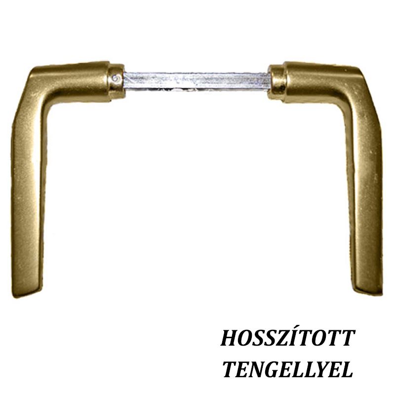 AJTÓKILINCS N°410 F2 ALU HOSSZÍTOTT TENGELLYEL 110/95mm MAGYAR PEZSGŐ SZÍN