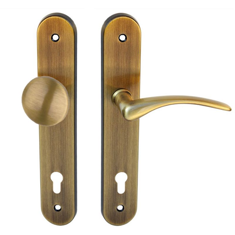 GOLF GOMB-KILINCSGARNITÚRA 90mm CILINDERES SÚROLT BRONZ MAESTRO 10349EZ69121 AJTÓKILINCS GARNITÚRA BELTÉRI