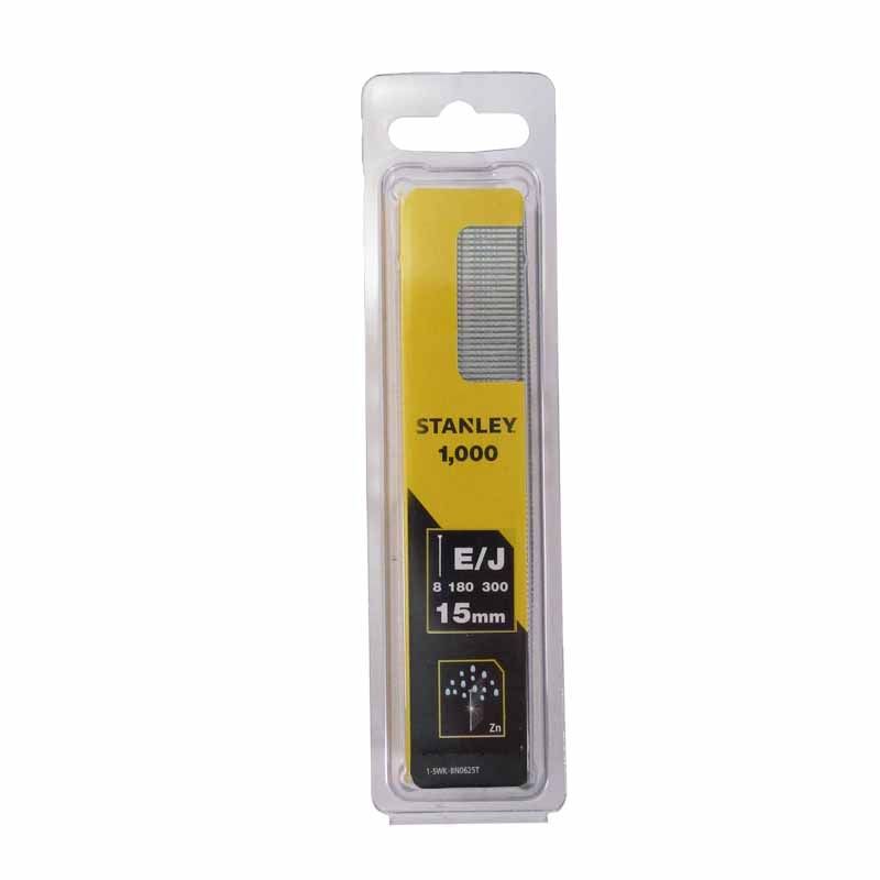 STANLEY 1-SWKBN0625T TŰZŐSZEG E/J 15mm 1000DB/CSOMAG HG.  TARTOZÉKOK