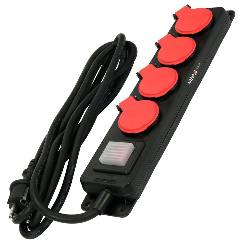 YATO 81241 KÁBEL HOSSZABBÍTÓ-ELOSZTÓ 4-ES 3m KAPCSOLÓVAL KÁBELDOB-HOSSZABBÍTÓ-ELOSZTÓ YATO 81241 KÁBEL HOSSZABBÍTÓ-ELOSZTÓ 4-ES 3m KAPCSOLÓVAL KÁBELDOB-HOSSZABBÍTÓ-ELOSZTÓ