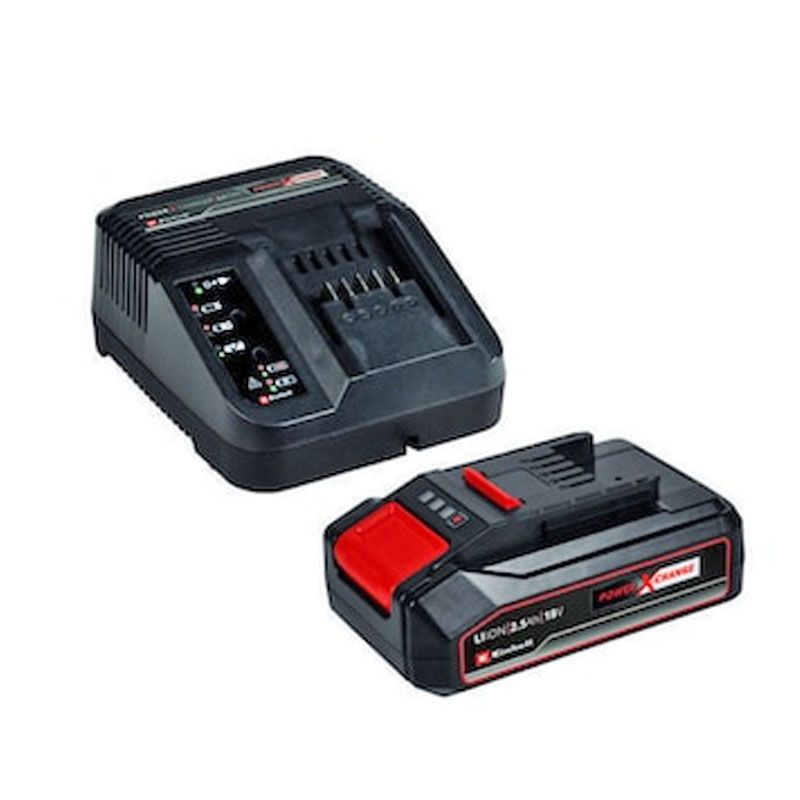 AKKUMULÁTOR+TÖLTŐ 18V 2.5Ah STARTER KIT MAX 720W AKCE4990 EINHELL 4512097 AKKUMULÁTOROK ÉS TÖLTŐK