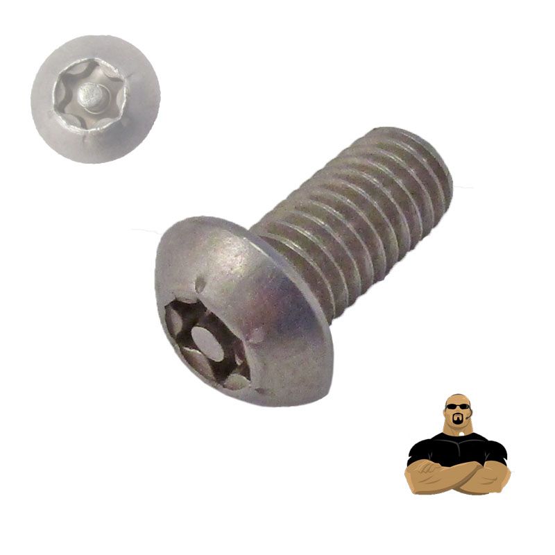 BIZTONSÁGI CSAVAR FGF M05*50 ISO 7380-1 A2 INOX TORX-CSAPOS IMPORT SPECIÁLIS KÖTŐELEMEK