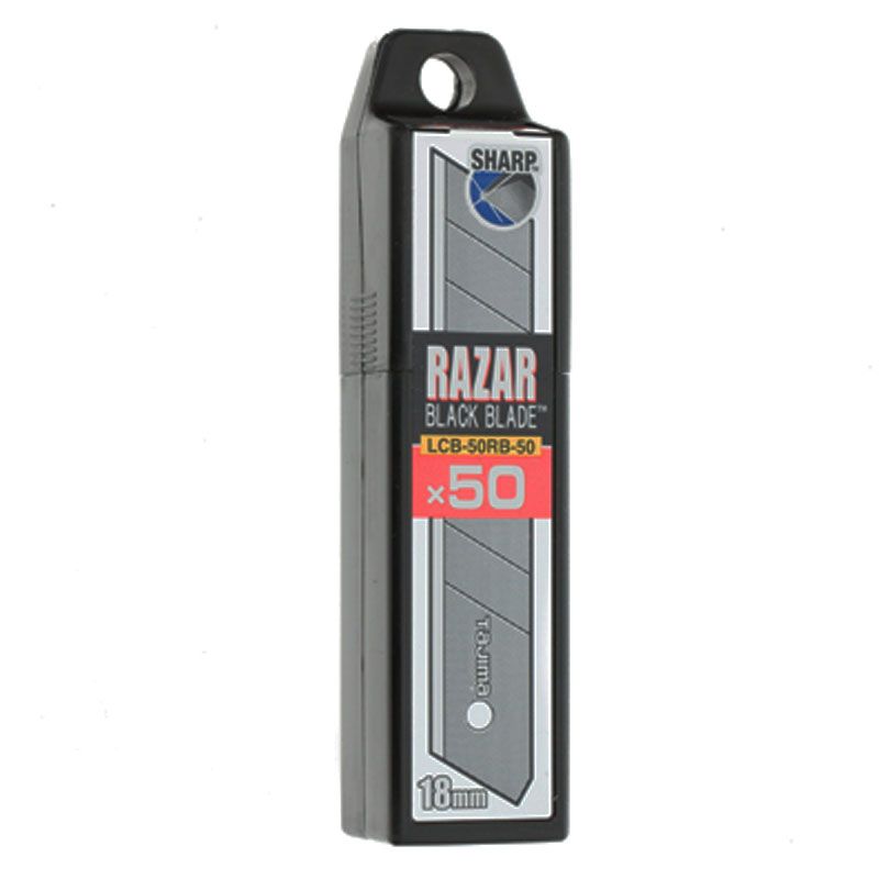 DEKORPENGE TÖRHETŐ 18mm 50DB/CSOMAG,RAZAR BLACK TAJIMA LCB50RB DEKORKÉSEK, -PENGÉK, HÁZTARTÁS