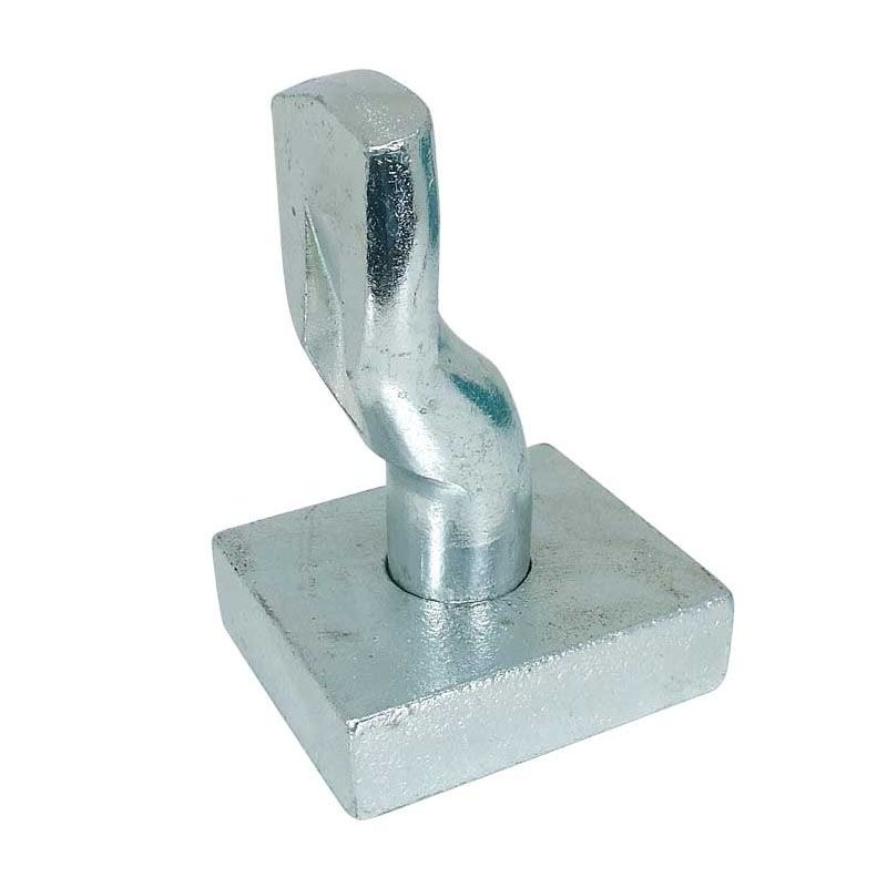 COMBI 348Z20+349Z.20 KAPUFORGÁSPONT ALSÓ-TALPPAL D24 60*20mm HG. HEGESZTHETŐ  KAPUVASALAT