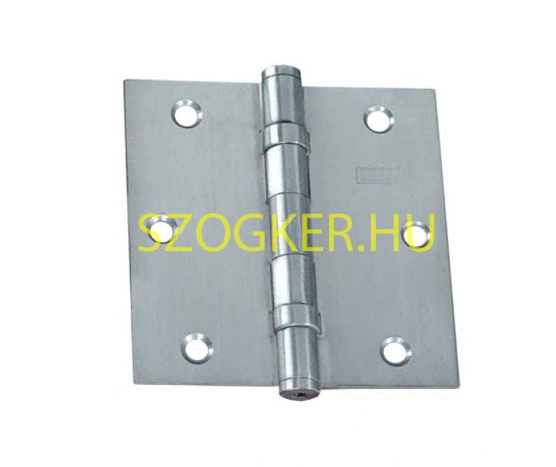 AJTÓZSANÉR 087.5*087.5mm INOX SZÖGL.-CSAPÁGYAS VAST:2.5mm MHA 480 3,5coll*3,5coll AJTÓVASALAT