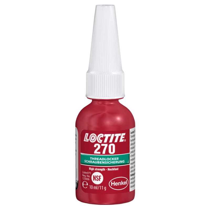 CSAVAR RÖGZÍTŐ 10ML ZÖLD NAGYSZILÁRDSÁGÚ LOCTITE 270 RAGASZTÁSTECHNIKA