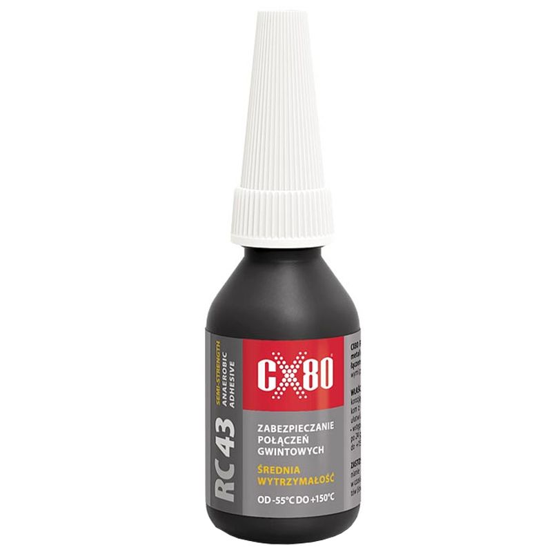 CSAVAR RÖGZÍTŐ 10ML KÖZEPES SZILÁRDSÁGÚ OLDHATÓ CX-80 RC-43 RAGASZTÁSTECHNIKA