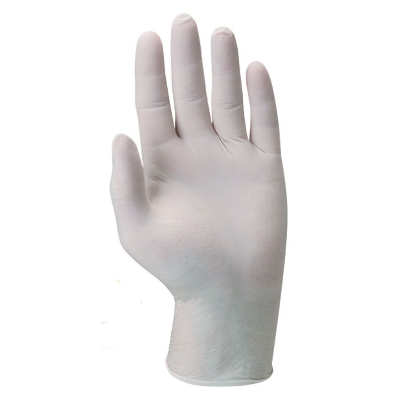 VÉDŐKESZTYŰ LATEX 10 EGÉSZSÉGÜGYI 100DB/CSOMAG IMPORT 5810