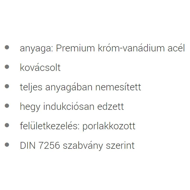 UNIOR 604174 UTOLSÓ DARABOK BETONVÉSŐ HEGYES 250mm SIMA 670/6A KÉK SZÍNŰ  ÉPÍTŐIPARI SZERSZÁMOK
