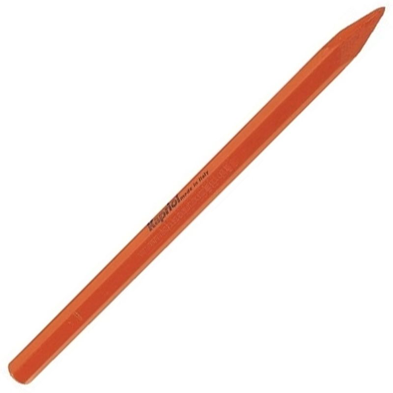 KAPRIOL 20160 UTOLSÓ DARAB! BETONVÉSŐ HEGYES 300mm NARANCS SZÍNŰ  ÉPÍTŐIPARI SZERSZÁMOK