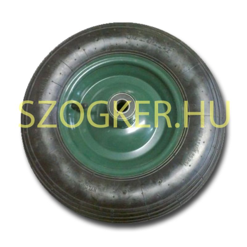 TALICSKAKERÉK LEVEGŐS ZÖLD D16 FÉMFEL.4.00-8 GOLYÓS CSAPÁGYAS IMPORT ANYAGMOZGATÓ ESZKÖZÖK