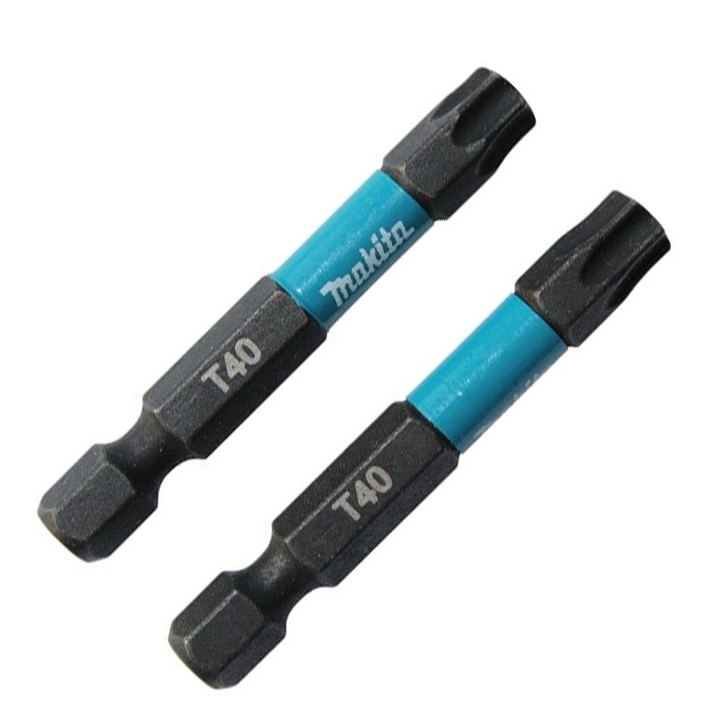 MAKITA B-63812 BEHAJTÓHEGY T40 1/4c C6,3 50mm IMPACT BLACK MÁGNESES 2DB/CS  BIT ÉS BEHAJTÓ HEGYEK