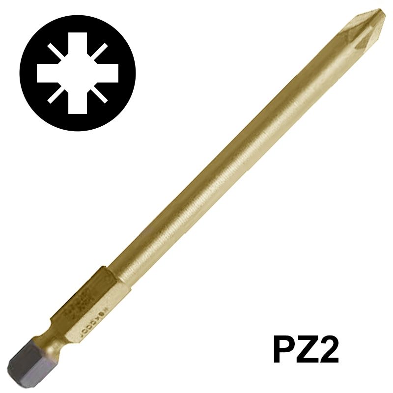 WEKADOR BEHAJTÓHEGY PZ2/050mm TITÁN 1/4col C6,3 BIT ÉS BEHAJTÓ HEGYEK WEKADOR BEHAJTÓHEGY PZ2/050mm TITÁN 1/4col C6,3 BIT ÉS BEHAJTÓ HEGYEK