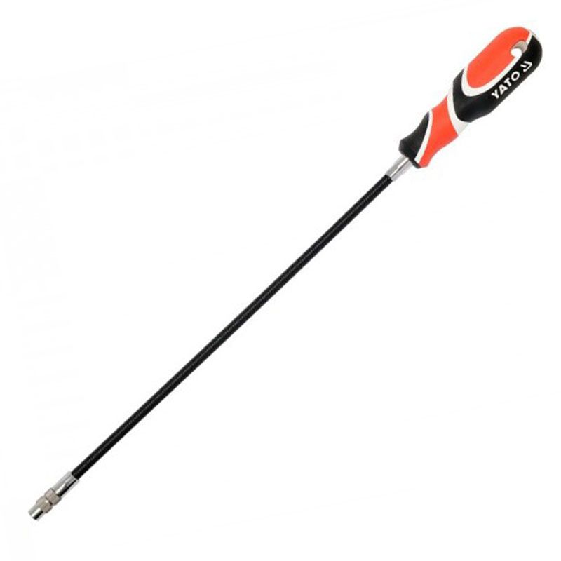 YATO 1382 FLEXIBILIS BEHAJTÓSZÁR 380mm 1/4col PIROS-FEKETE MARKOLAT  BIT ÉS BEHAJTÓ HEGYEK