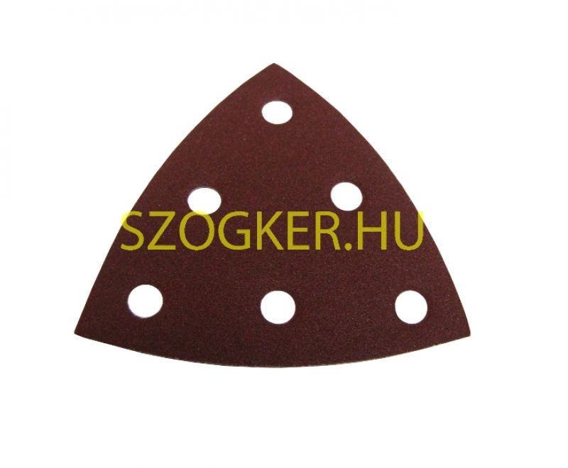 TÉPŐZÁRAS CSISZOLÓPAPÍR DELTA 6LYUK 94mm/P060 (109mm)H.SZÖG IMPORT VÁGÁS,CSISZOLÁS ÉS POLÍROZÁS TÉPŐZÁRAS CSISZOLÓPAPÍR DELTA 6LYUK 94mm/P060 (109mm)H.SZÖG IMPORT VÁGÁS,CSISZOLÁS ÉS POLÍROZÁS