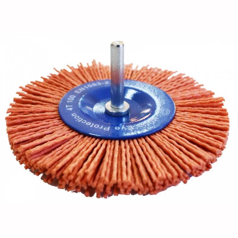KÖRKEFE D100/6CSAP NYLON PIROS ANDERLON IMPORT DRÓTKORONGOK ÉS KEFÉK