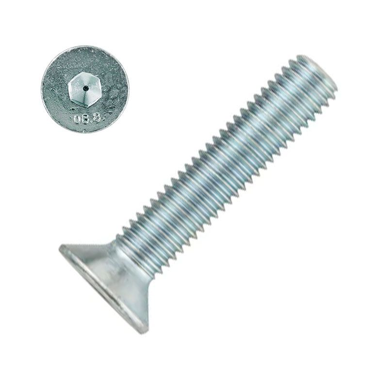 BK SÜLLYESZTETTFEJŰ M8*16 DIN 7991 8.8 HG. IMPORT METRIKUS CSAVAROK