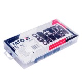 YATO 06878 GUMI O-GYŰRŰ KÉSZLET 180DB D06-D25 KÁBELÁTVEZETŐ 
