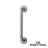 AJTÓHÚZÓ U ALAKÚ 250mm D19mm INOX KIS ROZETTÁVAL MHA 819 AJTÓVASALAT