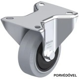 KERÉK TÖMÖRGUMI FIX VILLÁS D80 POLIAM. F.TB:140KG G.CSAP BLICKLE B-POEV 80KF-SG VILLÁS KEREKEK