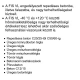 FISCHER 540983 - 538583 RAGASZTÓHABARCS 300ML VL300T VINIL-HIBRID INJEKCIÓS  RAGASZTOTT RÖGZÍTÉS