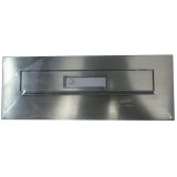 LEVÉLBEDOBÓ INOX 120mm*320mm CÍMKÉS MAGYAR POSTALÁDA, LEVÉLBEDOBÓ