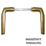 AJTÓKILINCS N°410 F2 ALU HOSSZÍTOTT TENGELLYEL 110/95mm MAGYAR PEZSGŐ SZÍN
