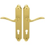 TOLOSA KILINCSGARNITÚRA 92mm CILINDERES SZATÉN RÉZ MAESTRO 130161606234 AJTÓKILINCS GARNITÚRA BELTÉRI