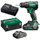 AKKUS FÚRÓ-CSAVAROZÓ  18V 2DB 4Ah AKKU+TÖLTŐ+KOFFER HIKOKI DS18DEWHZ