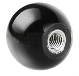 GÖMB-GOMB D32 M08 DUROPLAST HORG. MENETTEL, FEKETE IMPORT SPECIÁLIS KÖTŐELEMEK