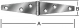 LÁDAPÁNT 292mm FAZONOS HORG.TRAPÉZ ALAKÚ VORMANN 44150Z LÁDAVASALAT