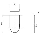 REJTETT ZSANÉR TAKARÓ MATT NIKKEL 4DB/CS OTLAV 230/120 NM AJTÓVASALAT
