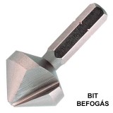 KÚPSÜLLYESZTŐ HÁROMÉLŰ D12.4 DIN 335 90° HSS BIT BEFOGÁSÚ KEILBIT 329000124 MENETKÉSZÍTŐ-JAVÍTÓ ESZKÖZÖK