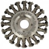KÖRKEFE D125/22 LYUK 0.5 INOX FONOTT DRÓTTAL IMPORT DRÓTKORONGOK ÉS KEFÉK