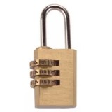 LAKAT 30mm SZÁMZÁRAS 3SZÁMJEGY SÁRGARÉZ IMPORT LAKAT-LAKATPÁNT-LÁNC