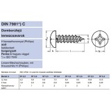 LEMEZCSAVAR DFKH D2.2*13 DIN 7981 HG. PH C HEGYESVÉGŰ IMPORT