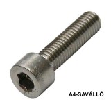 BK HENGERESFEJŰ M3*30 DIN 912 A4 SAVÁLLÓ  METRIKUS CSAVAROK