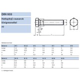 HLF CSAVAR M8*45 DIN 933 A2 INOX TM  METRIKUS CSAVAROK