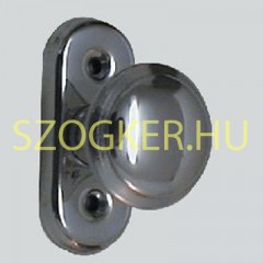 JÁTSZÓGOMB CSILLOGÓ KRÓM VIOLA FORGATHATÓ OVÁL ROZETTÁVAL MAGYAR 200180 AJTÓVASALAT