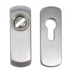 PAJZS CIL.BETÉTHEZ KESKENY ÁTMENŐ CSAVAROS MATT KRÓM DISEC LG77-D3AT ÚTOLSÓ DB AJTÓKILINCS GARNITÚRA BEJÁRATI