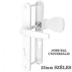 VICTORY II GOMB-KILINCS 25mm 92mm CILINDERES FEHÉR MAGYAR AJTÓKILINCS GARNITÚRA BELTÉRI