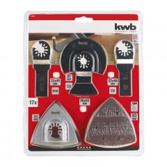 CSISZOLÓ ÉS VÁGÓ KÉSZLET 17DB MULTIMASTERHEZ BOSCH,EINH,MAK KWB 49708900 TARTOZÉKOK