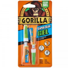 PILLANATRAGASZTÓ 2*3 GRAMM SUPER GLUE GÉL GORILLA 4044600 RAGASZTÁSTECHNIKA
