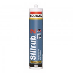 TÖMÍTŐ NEUTRÁLIS ALU-SZÜRKE 300ML SILIRUB 2 PROFI SOUDAL 101270 TÖMÍTÉSTECHNIKA