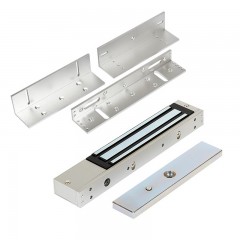 AJTÓMÁGNES 180KG 12/24VDC LED VISSZAJELZÉS KONZOLSZETTEL KIT-ZOA-180+ZL AJTÓZÁR